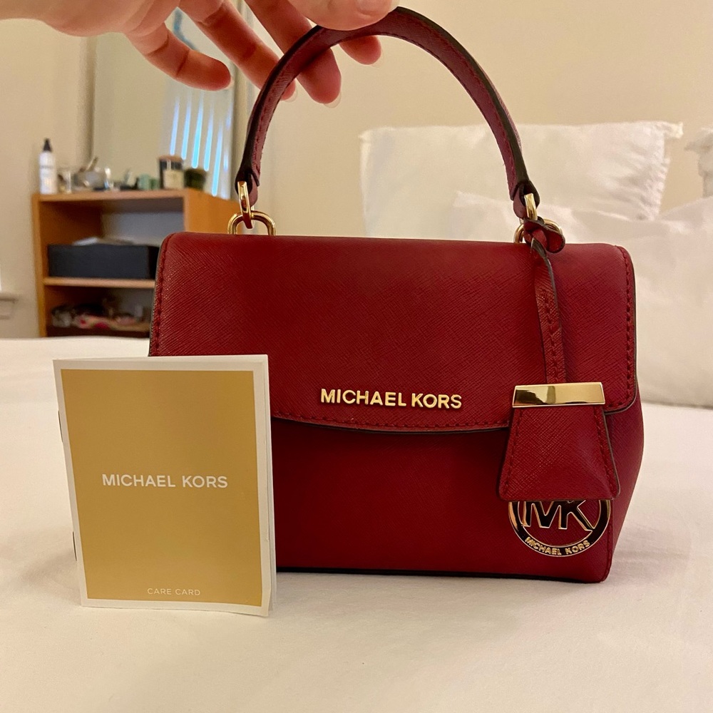 Michael Kors Ava Extra-Small Leather Crossbody